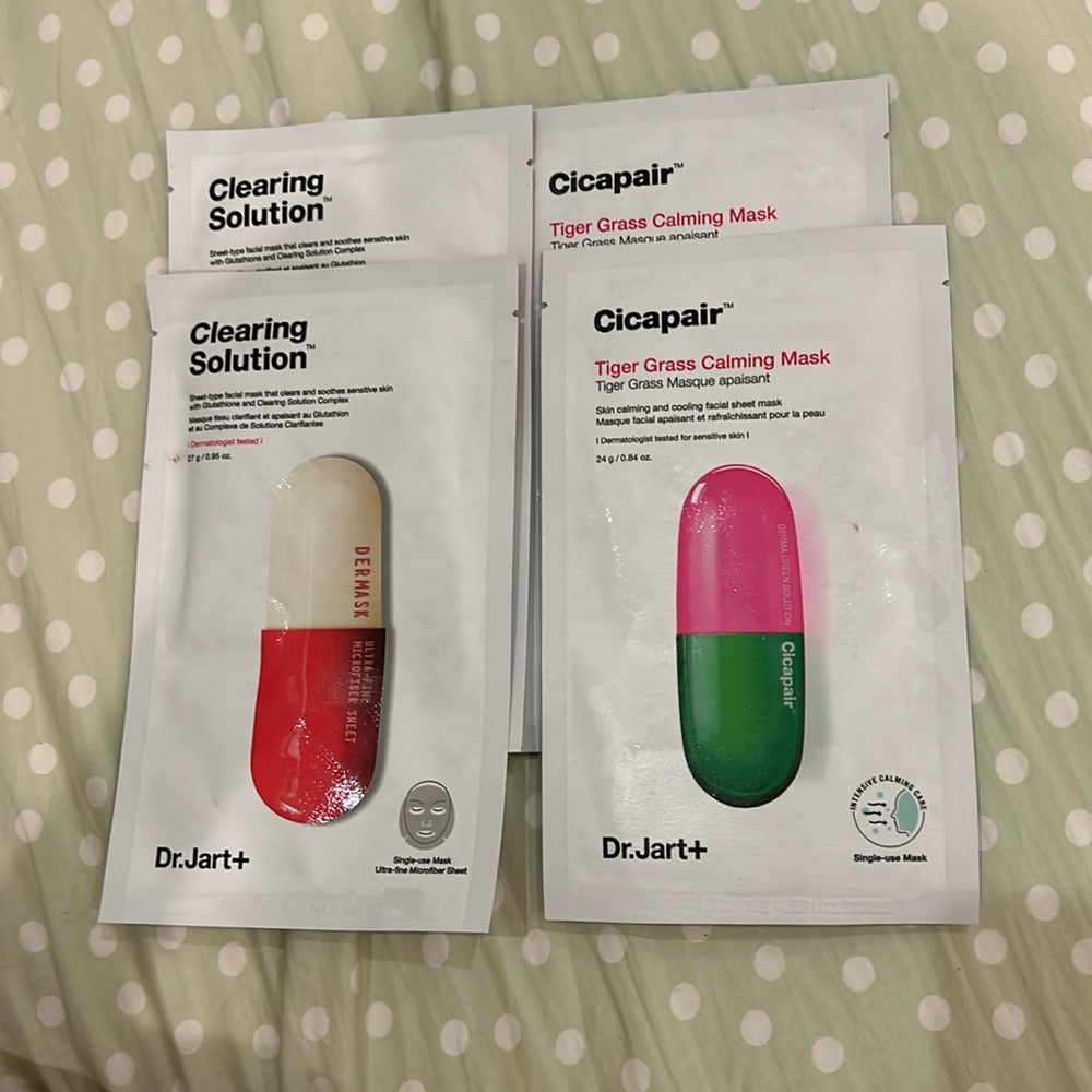 dr jart clearing solution and cicapair mask